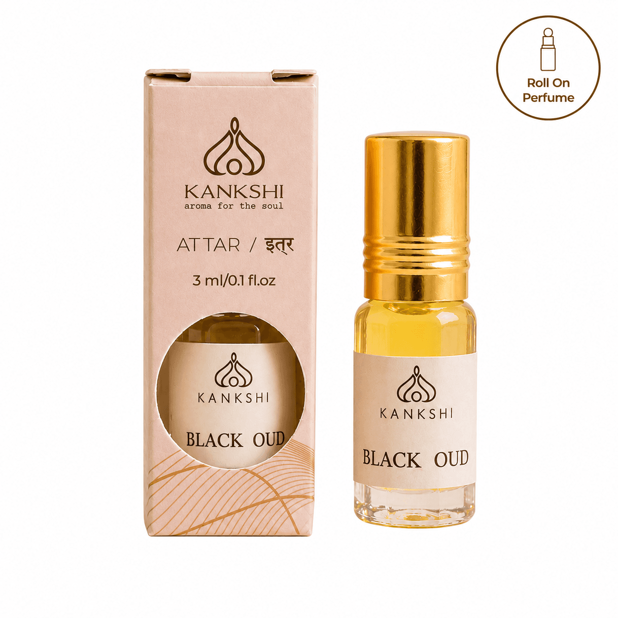 Luxury Attar Roll-On 3ml-Black OUD