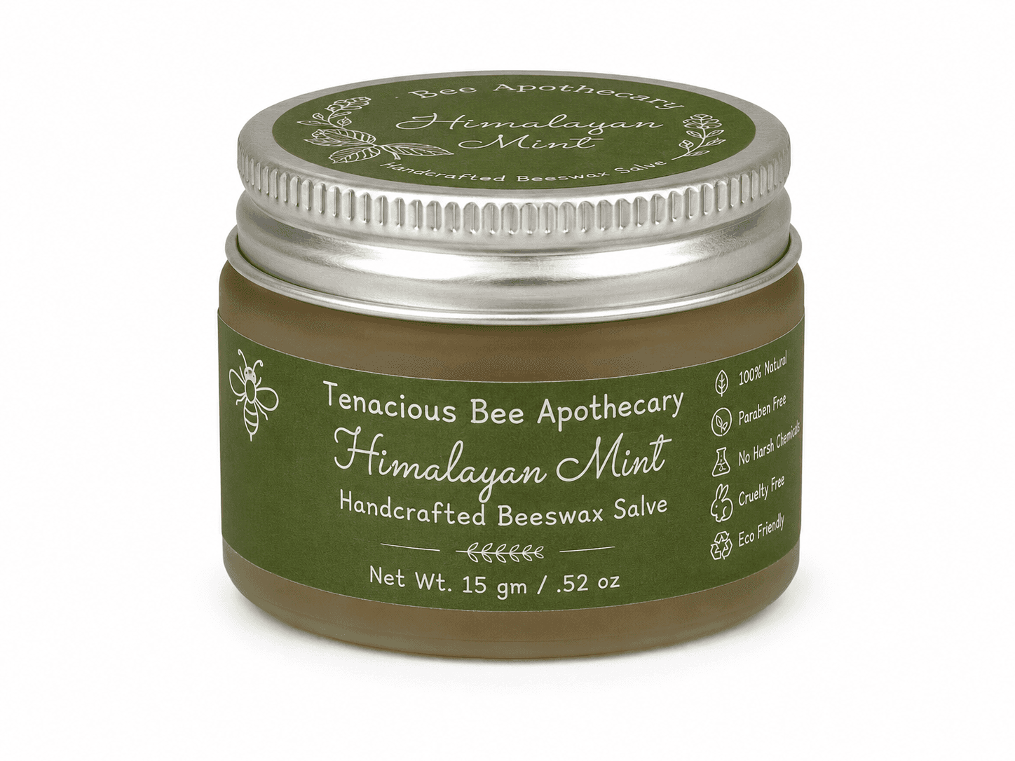 Himalayan Mint Beeswax Salve Lip Balm