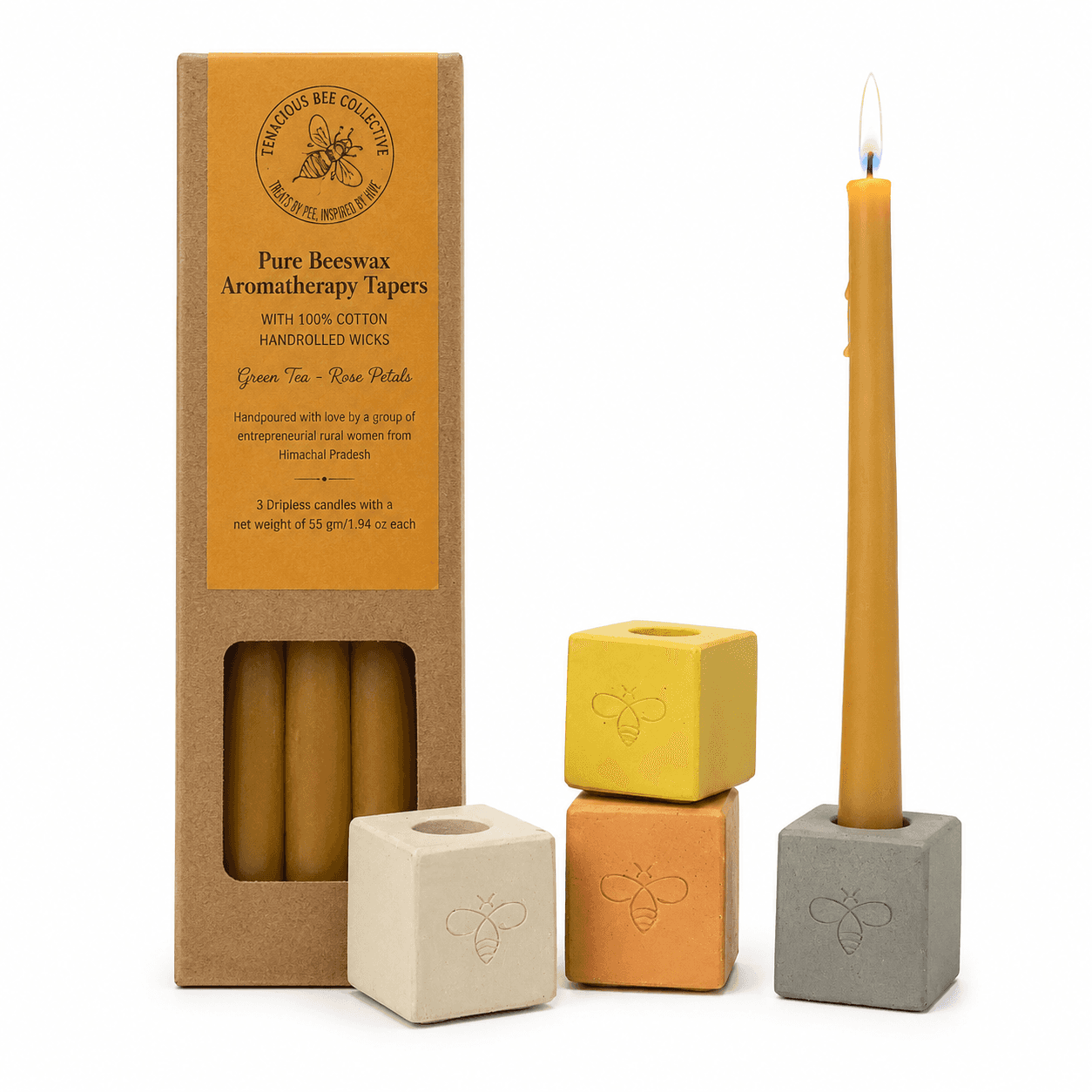 Set of Three Aromatherapy Candles