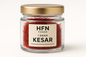 HFN Branded 1 Gram Kesar in small plastic jar