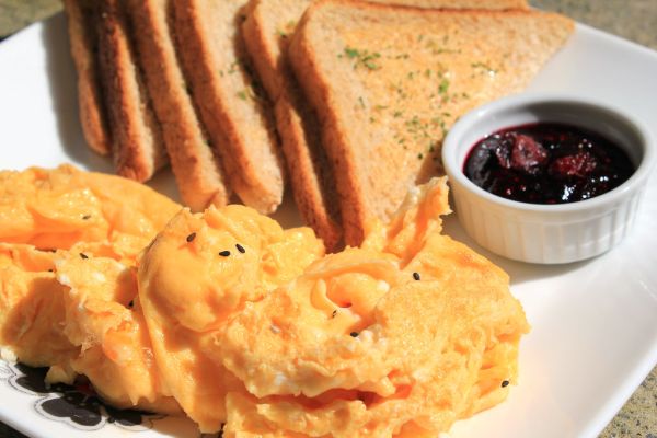 Jam on toast
