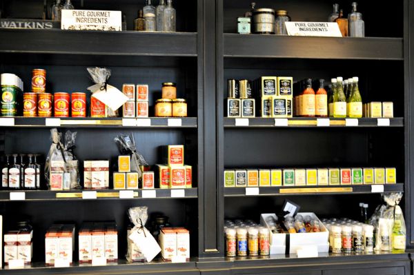 Skincare bottle on a shelf