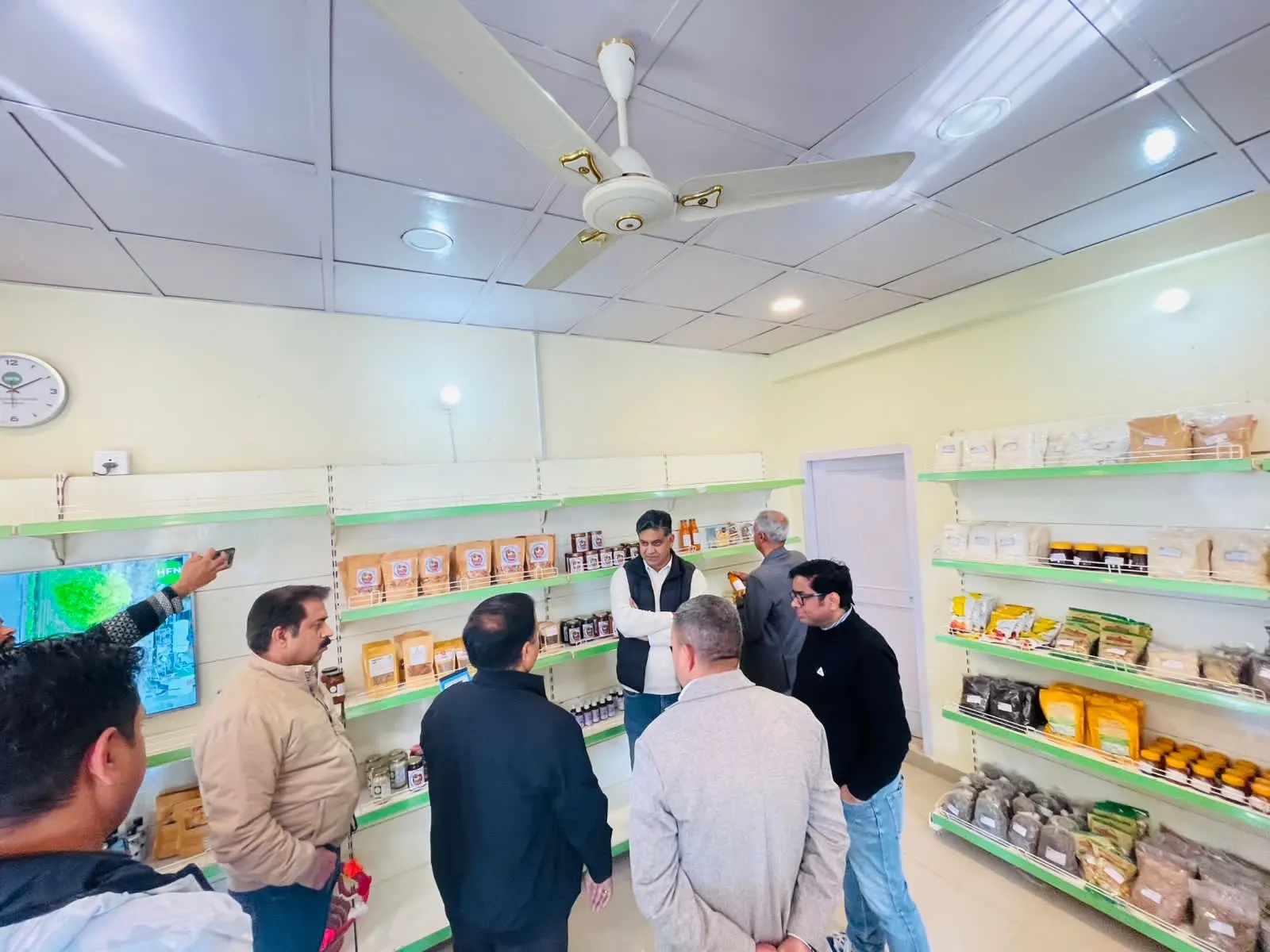 HFN Store inauguration inside the HPCDP-supported Chetru, Dharamshala space.